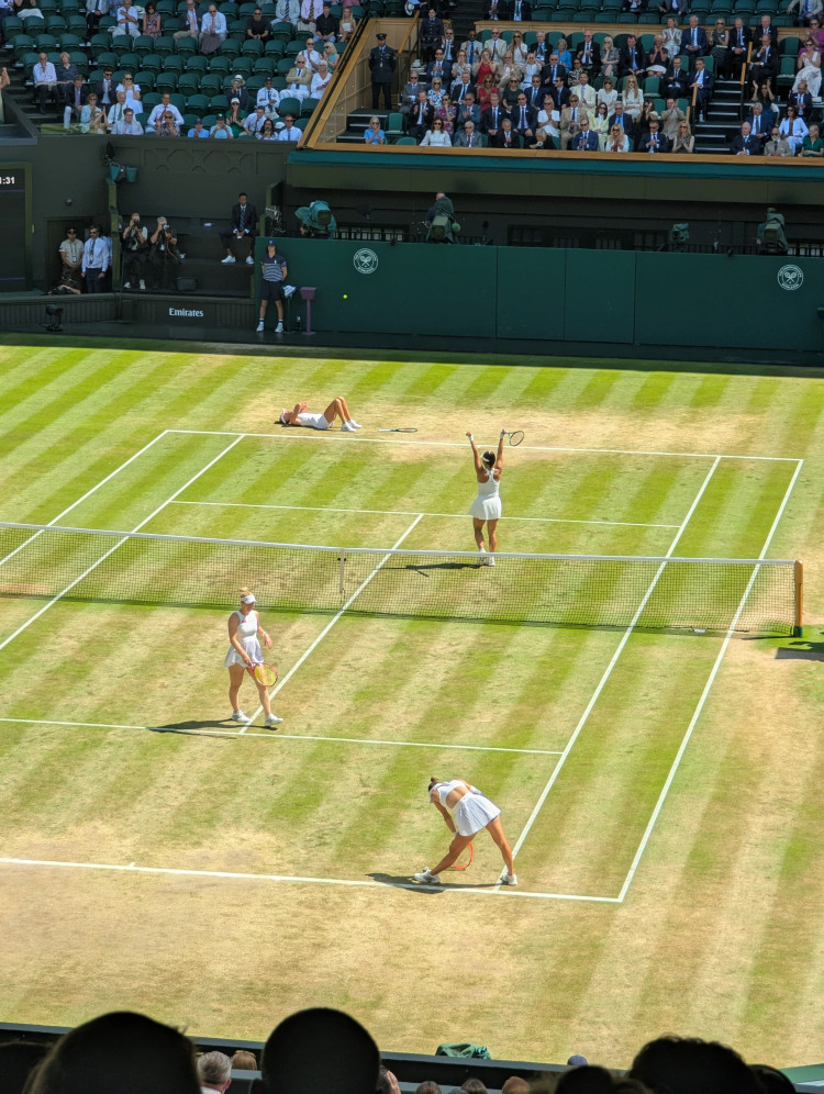 <p>Une victoire de Kiki Mladenovic en Double Dames, on ne l'avait pas vu venir !</p>
