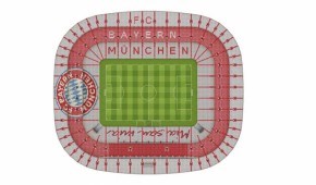 Allianz Arena - Vue de haut du projet des nouveaux sièges