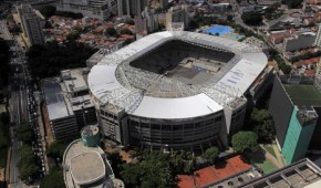 Allianz Parque : Vue aérienne lors des travaux