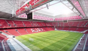 Amsterdam Arena - Vue ensemble des nouvelles couleurs de sièges - copyright Ajax.nl
