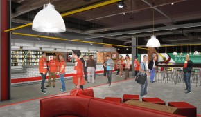 Anfield - Bar du projet de rénovation - copyright LiverpoolFC