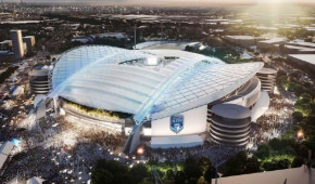 ANZ Stadium - Vue aérienne du projet - copyright NGW