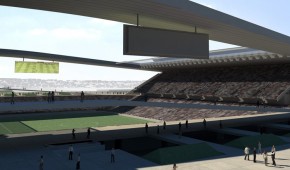 Arena Corinthians : Vue 3D de côté