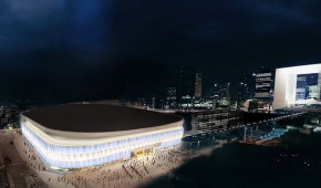 Arena Nanterre La Défense : Vue de nuit
