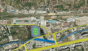 BH Arena - Vue aérienne