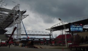 BMO Field - Chantier rénovation avril 2016 - copyright OStadium.com