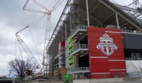 BMO Field - Chantier rénovation avril 2016 - copyright OStadium.com