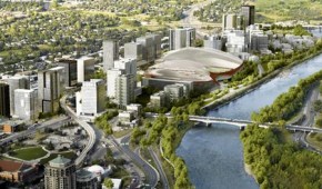 CalgaryNext : Vue aérienne