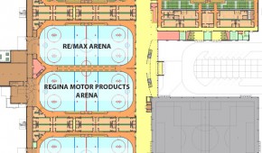 Co-Operators Centre - Plan des 6 patinoires