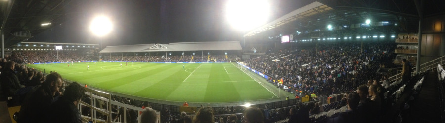 Stade de football du club londonien de Fulham FC