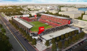 D.C. United Stadium - Vue aérienne du projet de janvier 2016