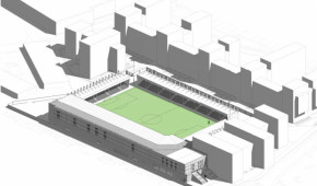 Dons Stadium - Maquette vue de haut - copyright AFC Wimbledon