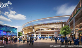 Downtown Kansas City Ballpark - Entrée - aout 2023 - copyright Populous