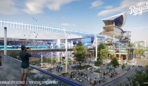 Downtown Kansas City Ballpark - Extérieur 2 - aout 2023 - copyright Populous