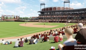 Dudy Noble Field at Polk-Dement Stadium - Projet Berm - copyright Populous