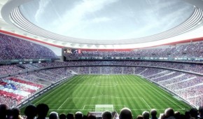 Estadio Atlético de Madrid : Vue intérieure du stade