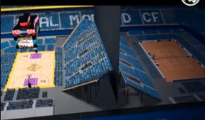 Estadio Bernabéu en terrain de tennis