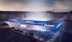Estadio de La Romareda - Projet mai 2022 - Vue de nuit