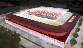 Estadio Reyno de Navarra - Proposition Muro Rojo