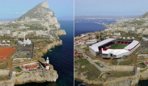 Europa Point Stadium - Avant - Après