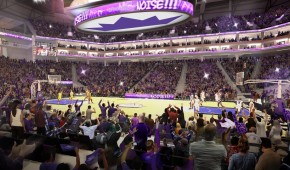 Golden 1 Center - Vue du terrain