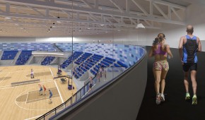 Kemper Arena - Projet Mosaic Center - Piste d'athlétisme