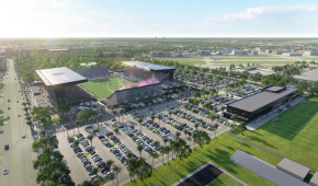 Lockhart Stadium - Vue aérienne