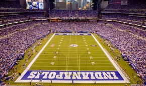 Lucas Oil Stadium : Vue de la pelouse