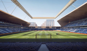 Luton Town FC Stadium - Vue des tribunes