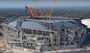 Mercedes-Benz Stadium - Chantier - novembre 2016