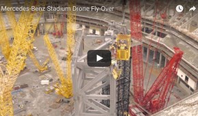 Mercedes-Benz Stadium Drone Fly-Over