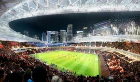 Miami Soccer Stadium : Vue intérieure du stade