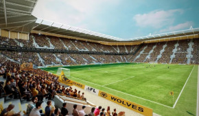 Molineux Stadium - Vue intérieure du projet d'expansion