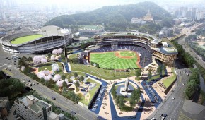 NC Dinos Baseball Park - Vue d'ensemble du projet - copyright Populous