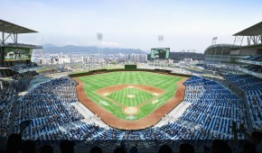 NC Dinos Baseball Park - Vue du terrain - copyright Populous