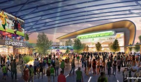 New Bucks Arena : Vue de la place