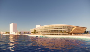 Nouveau Mayol - Vue de la mer - copyright RC Toulon