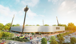 Nová Všesportovní stadion - Vue de la rue