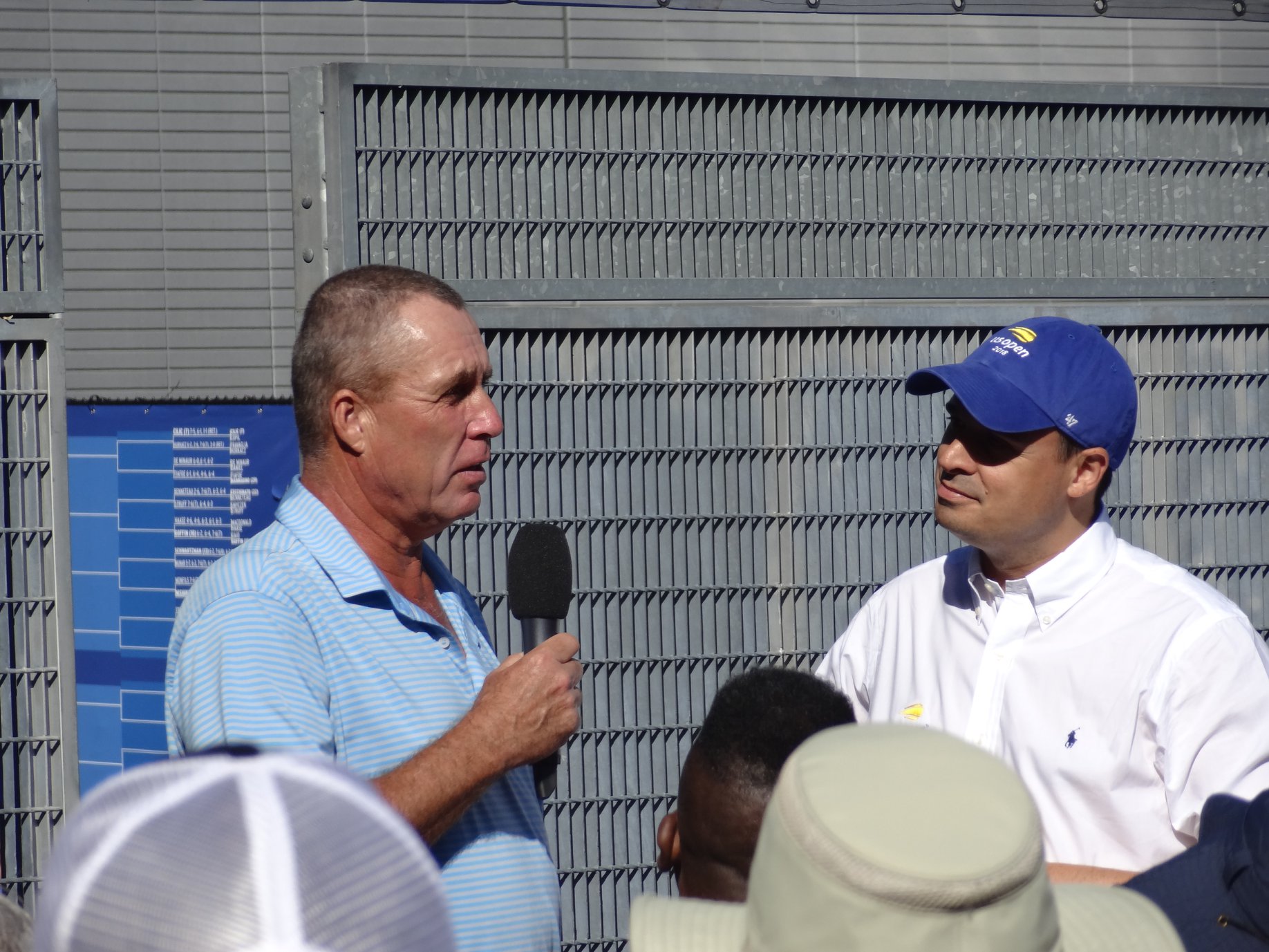 <p>Lendl accueillait les fans pour le Day 4.</p>