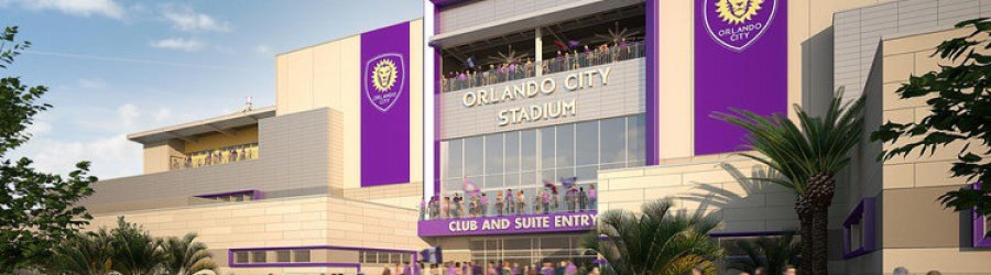 Stade de football pour l'équipe de Orlando City, en MLS