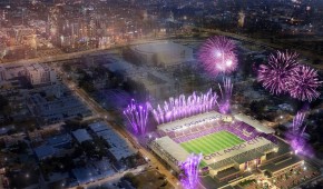 Orlando City Soccer Stadium : Vue aérienne