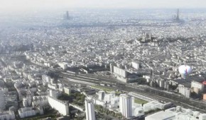Paris Arena II - Vue aérienne du projet au quartier de La Chapelle