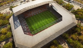 Phoenix Rising Football Club Complex - Vue d'ensemble du projet par Populous - copyright Populous