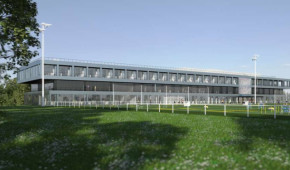 PSG Training Center - Façade sud