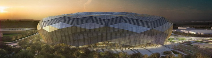 Stade de football d'Education City au Qatar