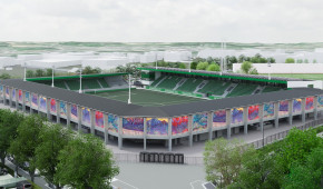 RAAL La Louvière Stadium - Vue générale