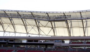 Rio Tinto Stadium : Vue intérieure du stade