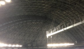 Rogers Centre - Vue d'ensemble de la structure du toit retractable - copyright OStadium.com