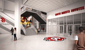 Sanford Coyote Sports Center - Coursives du projet