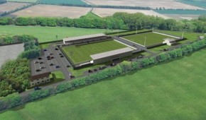 Sawston stadium - Vue aérienne